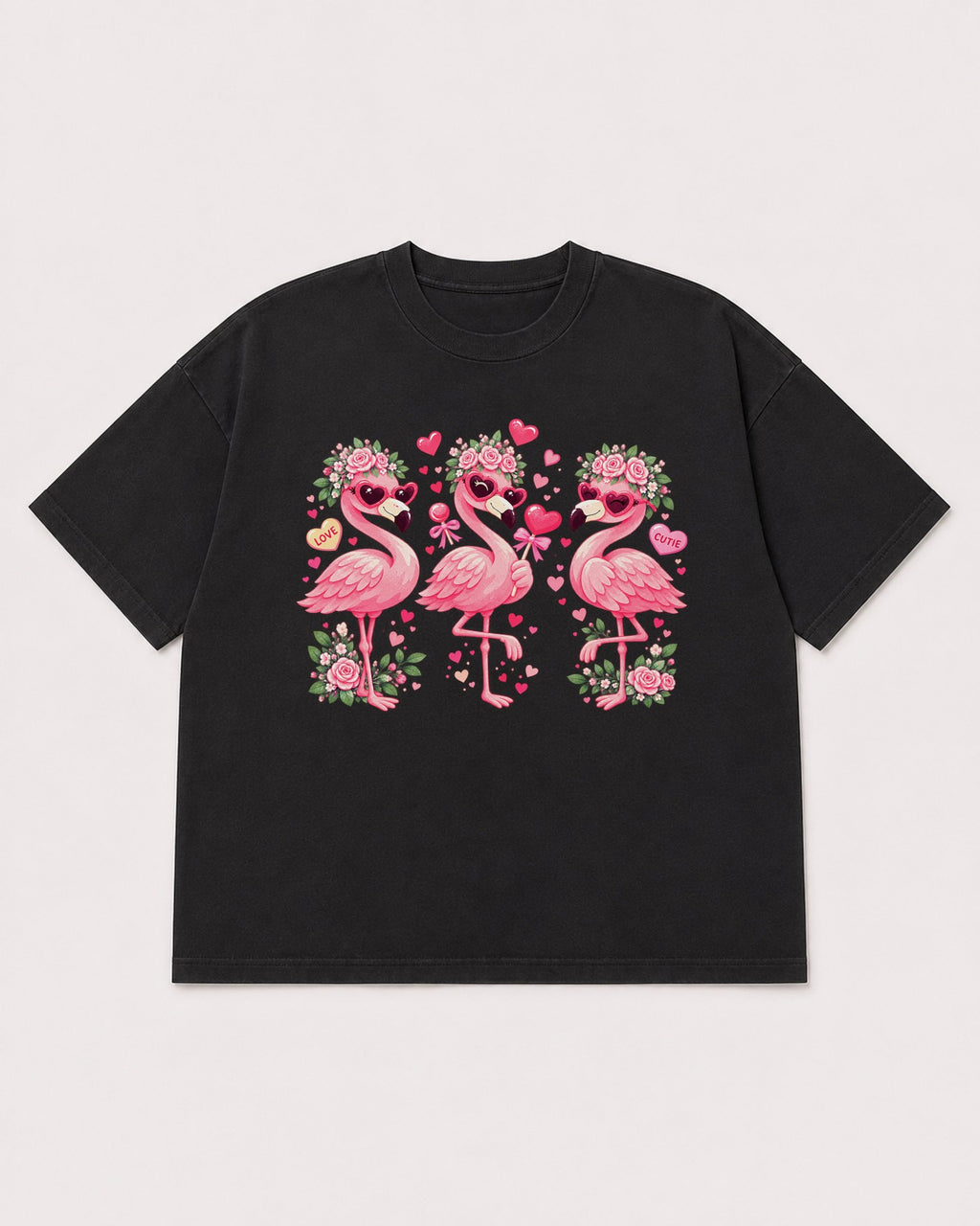 Mockup Boxy Heavyweight Tee Black product