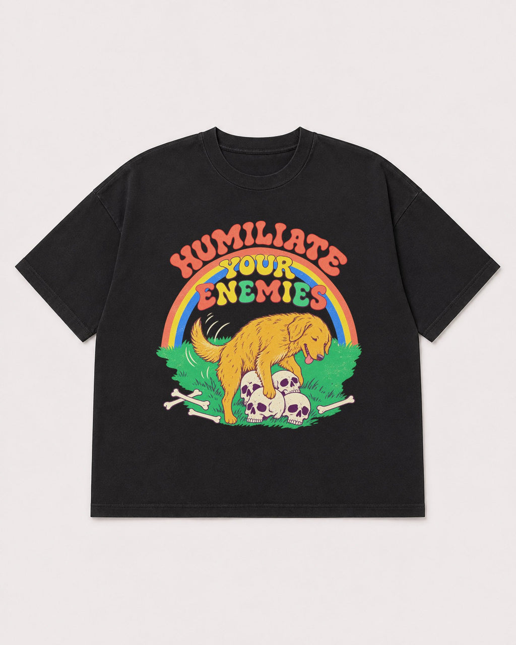 Mockup Boxy Heavyweight Tee Black product
