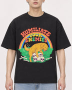 Mockup Boxy Heavyweight Tee Black male close-up 01