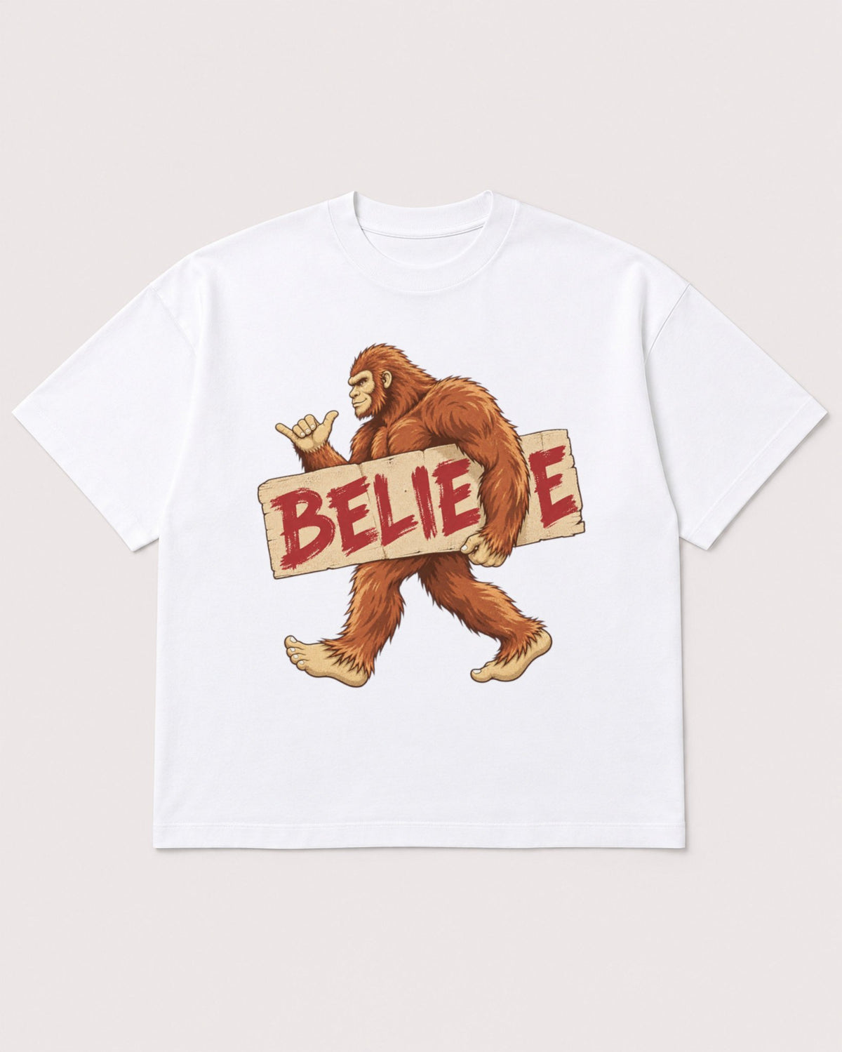 Mockup Boxy Heavyweight Tee White product