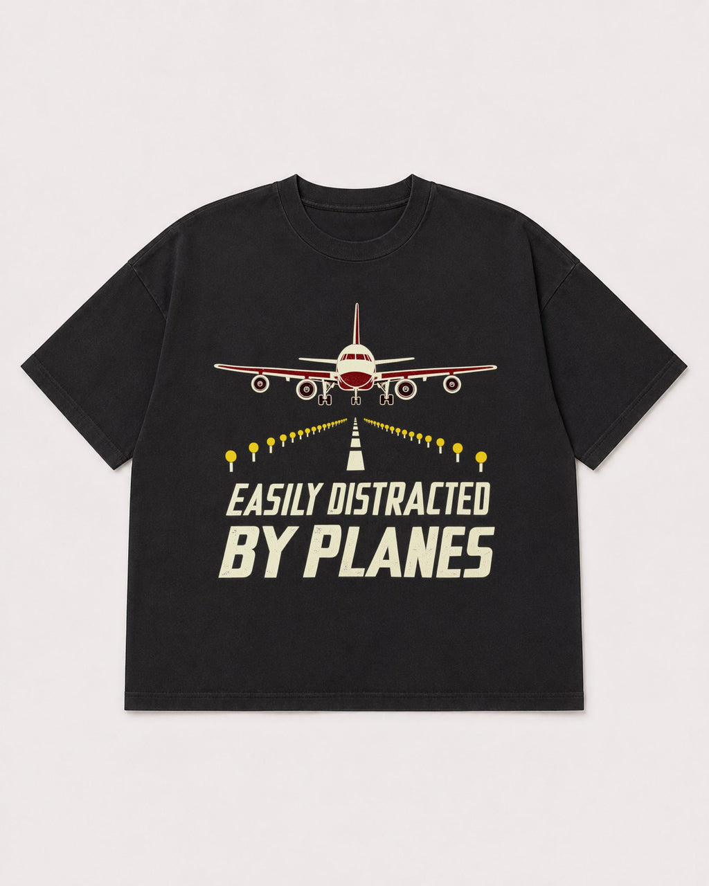 Mockup Boxy Heavyweight Tee Black product