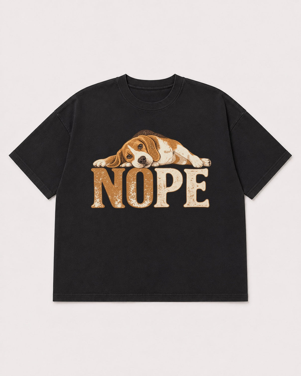 Mockup Boxy Heavyweight Tee Black product