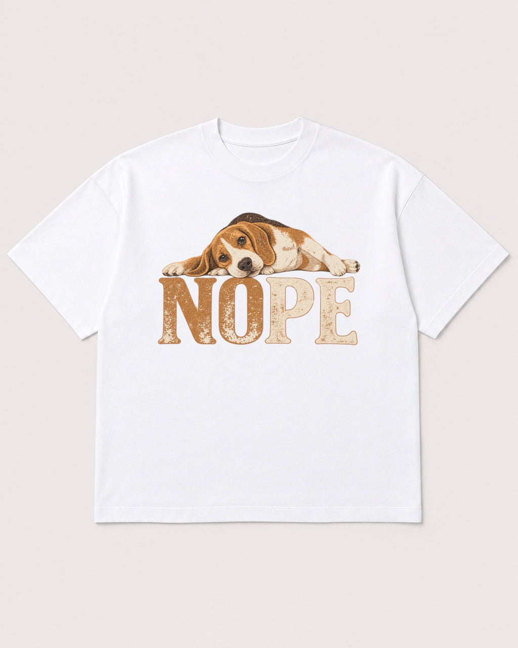 Mockup Boxy Heavyweight Tee White product