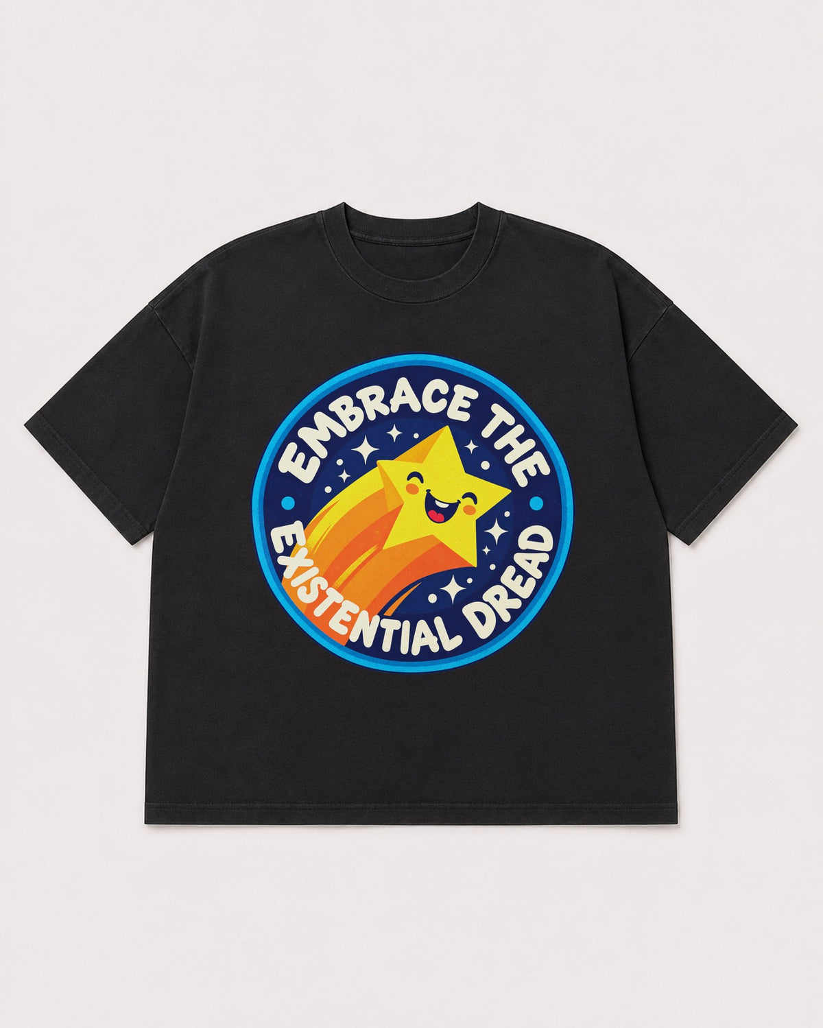 Mockup Boxy Heavyweight Tee Black product