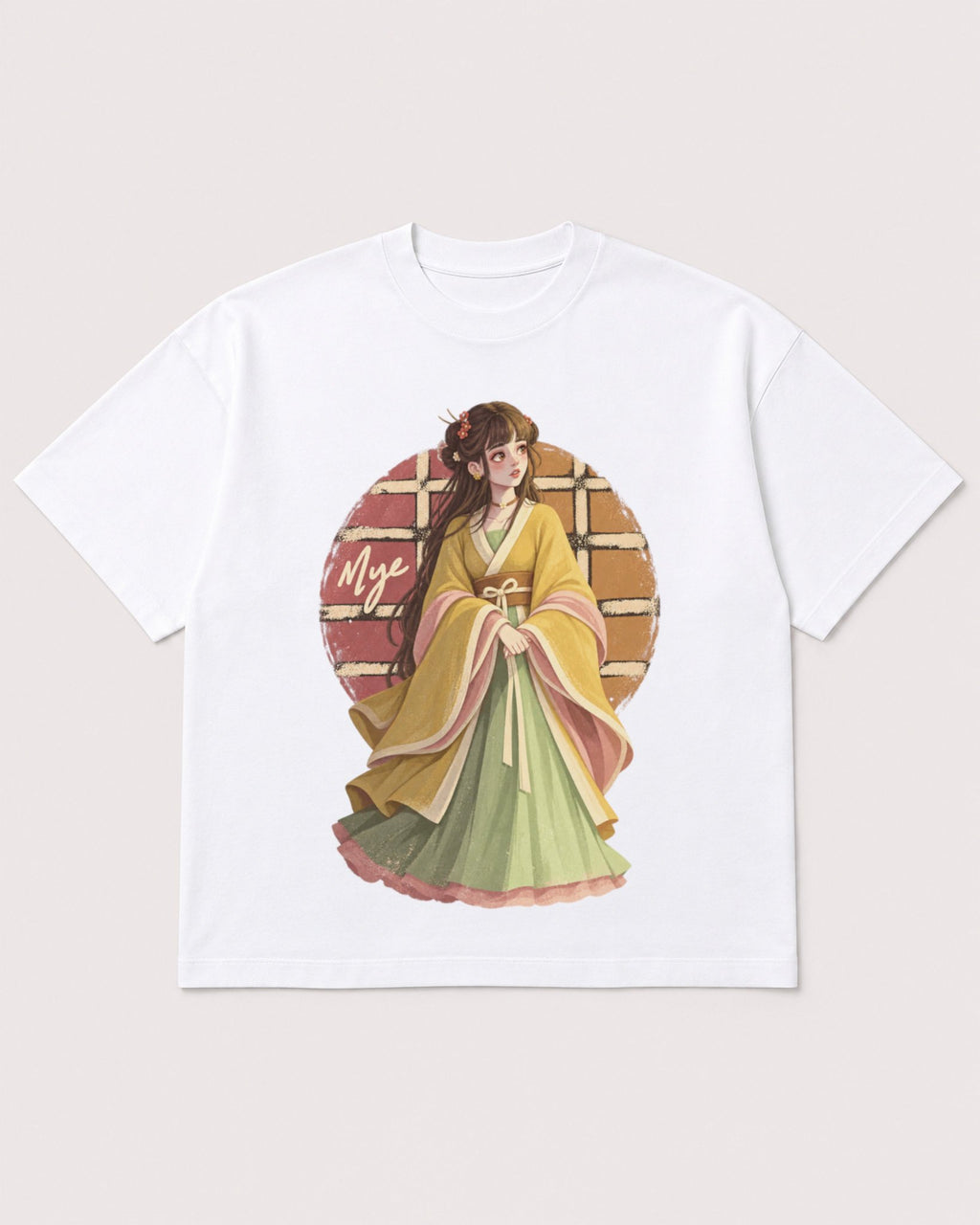 Mockup Boxy Heavyweight Tee White product