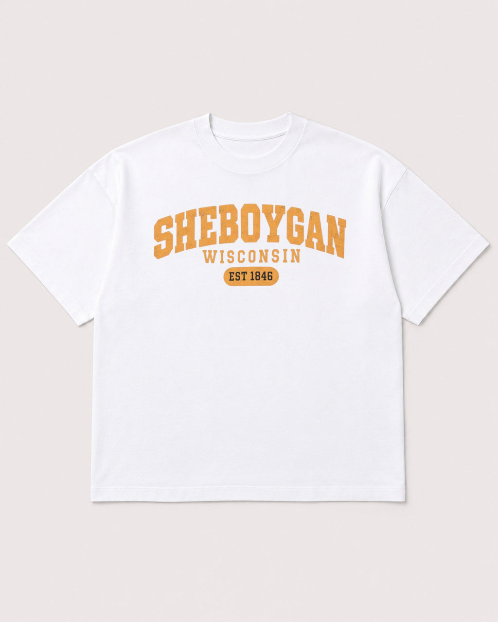 Mockup Boxy Heavyweight Tee White product