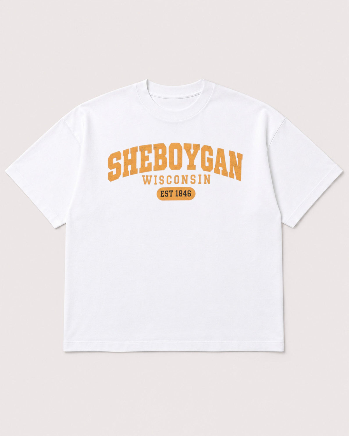 Mockup Boxy Heavyweight Tee White product