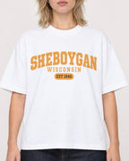 Mockup Boxy Heavyweight Tee White female close-up 19