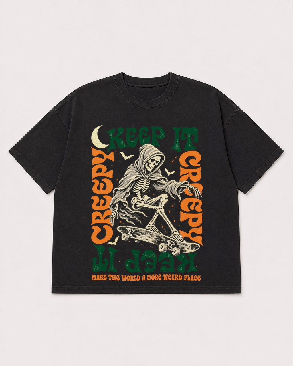 Mockup Boxy Heavyweight Tee Black product