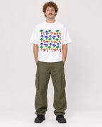 Mockup Boxy Heavyweight Tee White male full-body 09