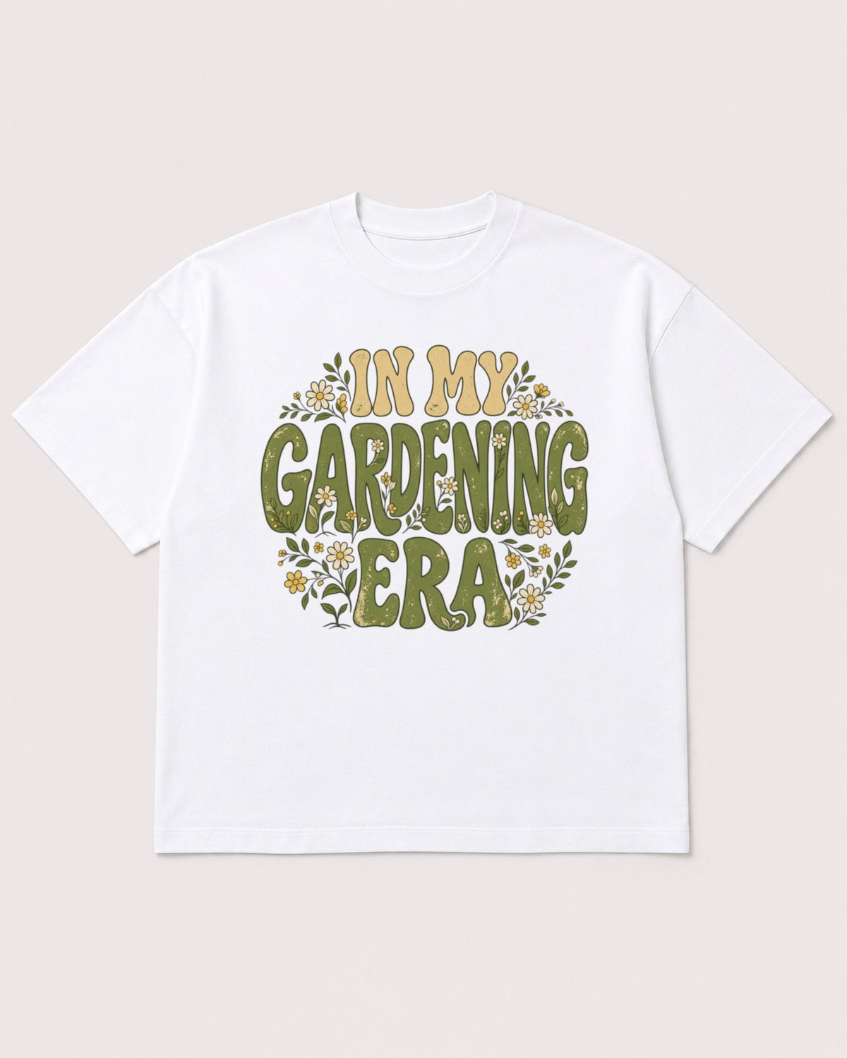 Mockup Boxy Heavyweight Tee White product