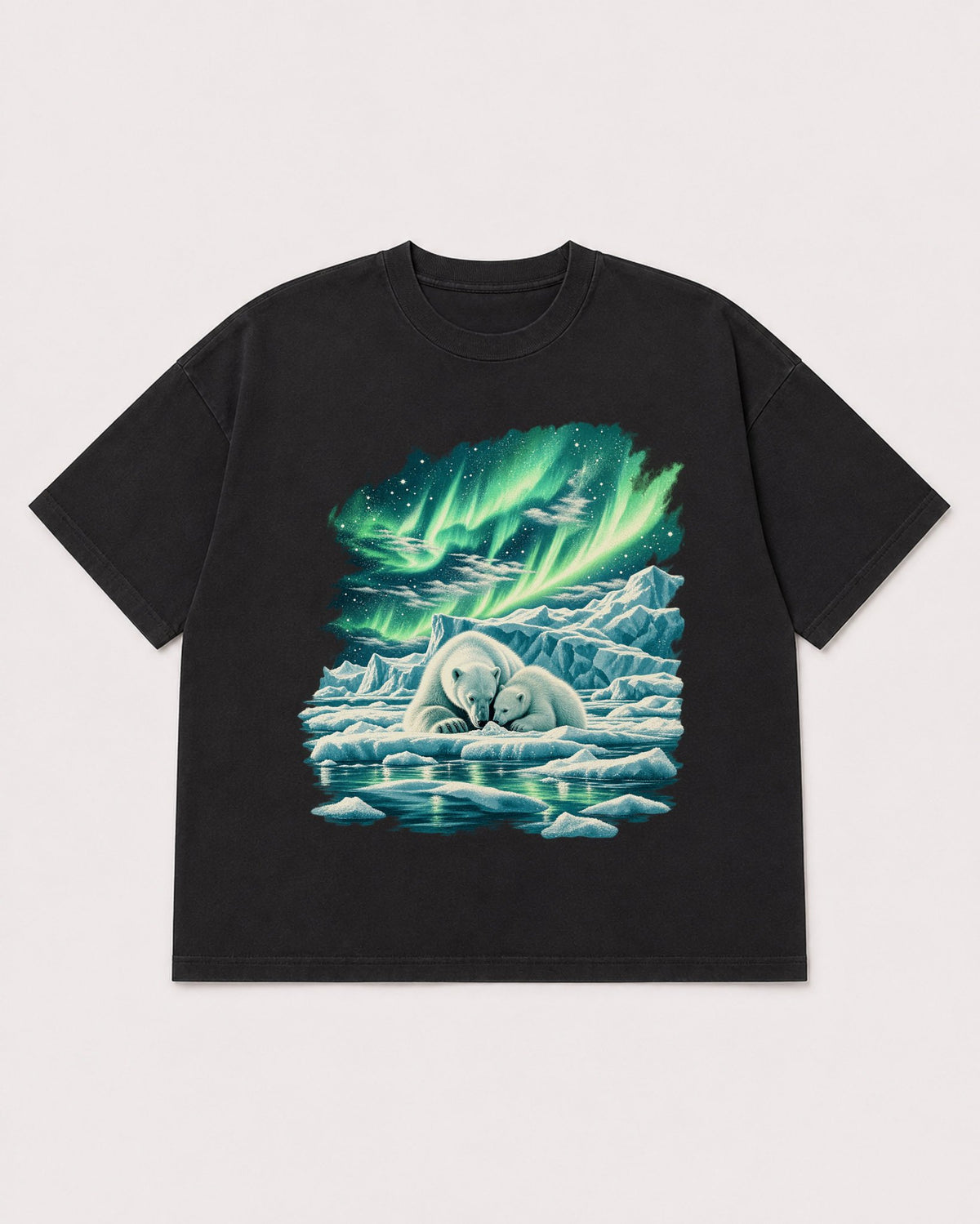 Mockup Boxy Heavyweight Tee Black product