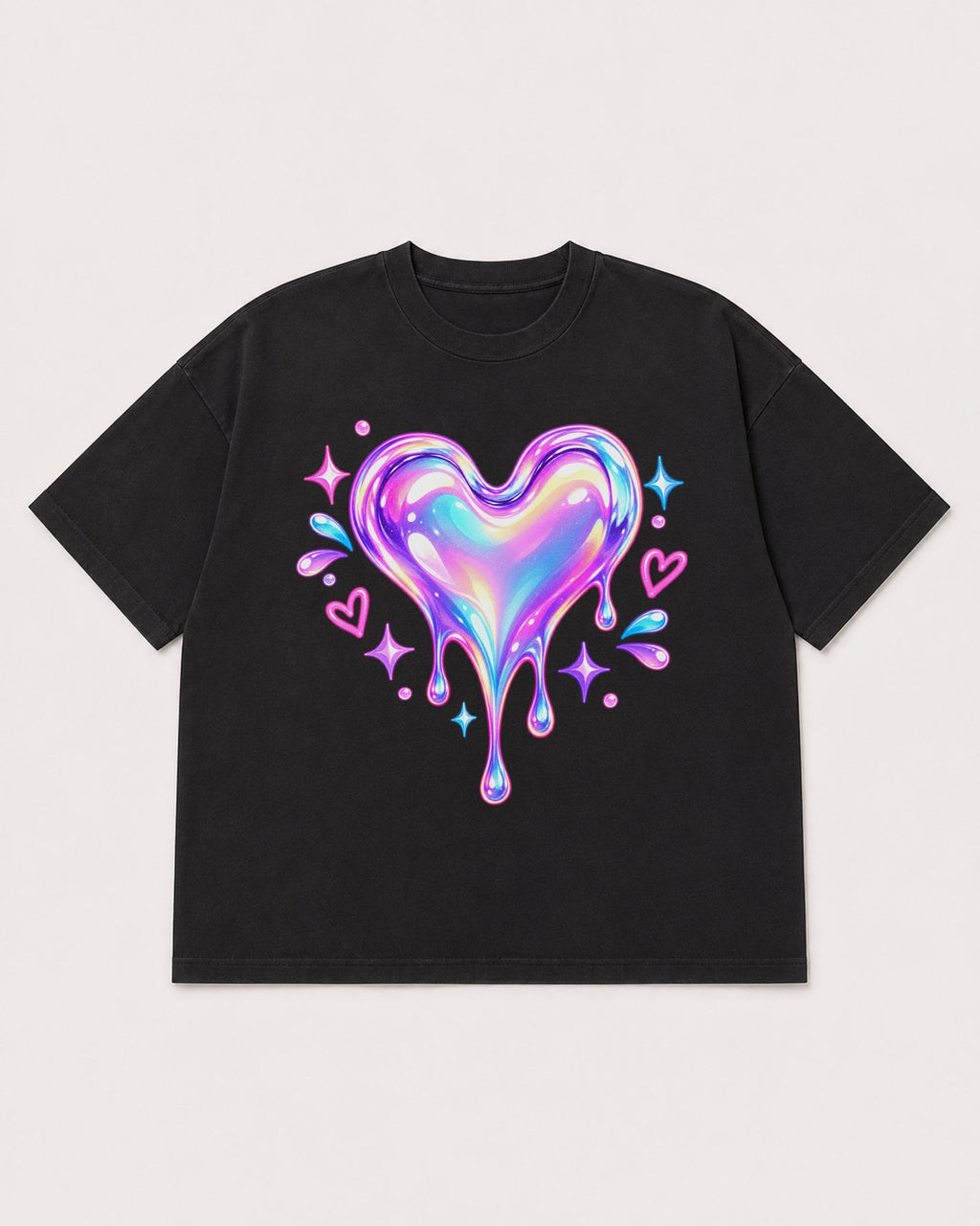 Mockup Boxy Heavyweight Tee Black product