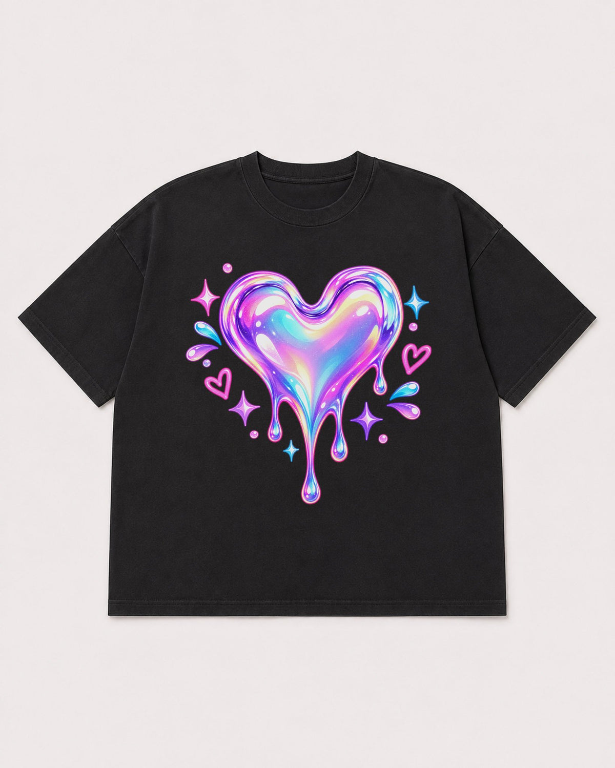Mockup Boxy Heavyweight Tee Black product