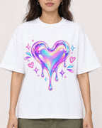 Mockup Boxy Heavyweight Tee White female close-up 02