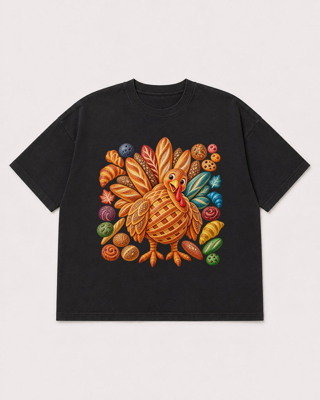 Mockup Boxy Heavyweight Tee Black product