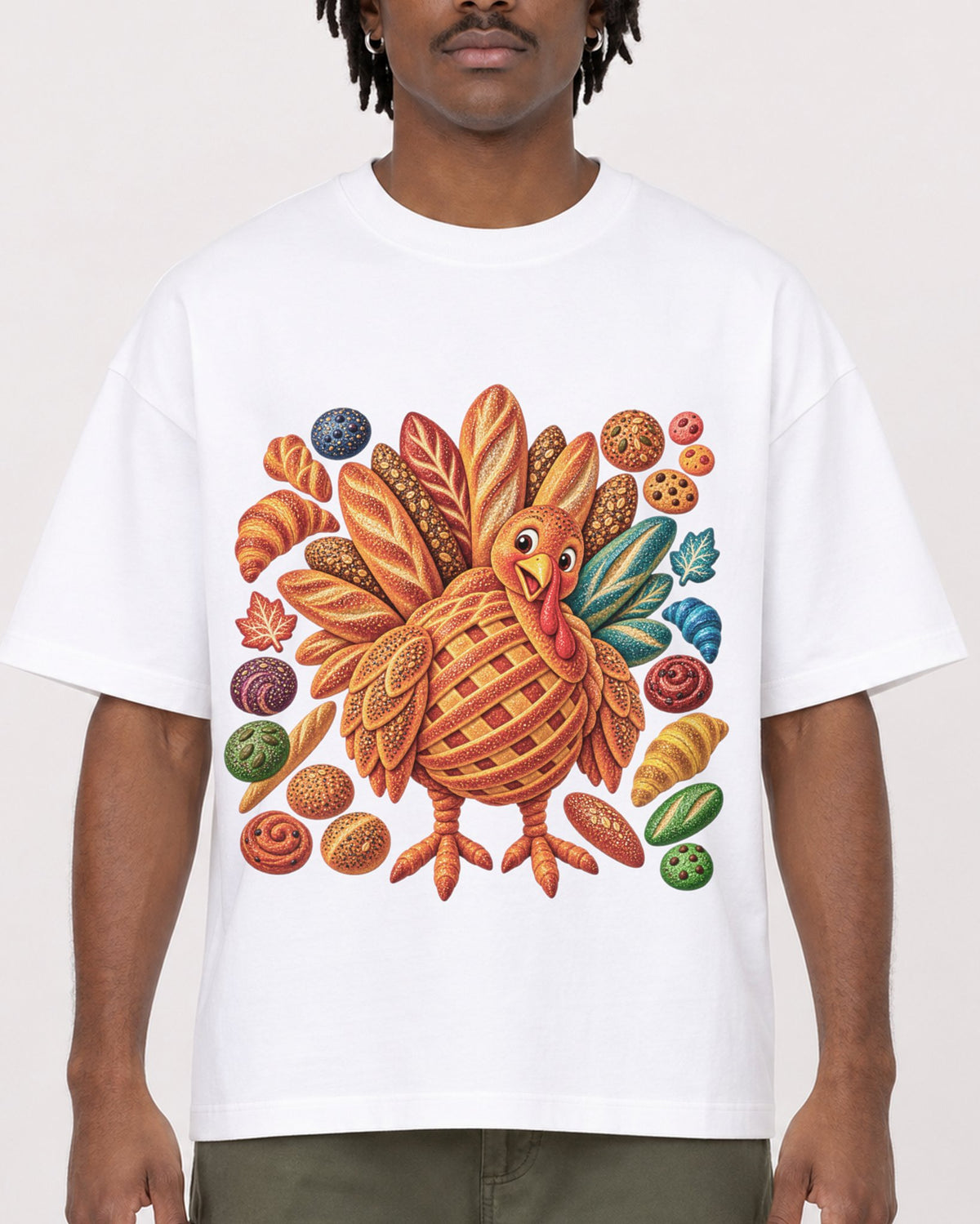 Mockup Boxy Heavyweight Tee White male close-up 04