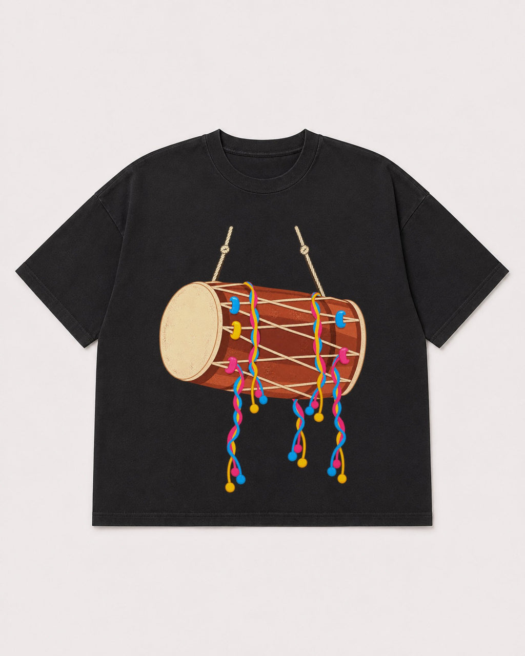 Mockup Boxy Heavyweight Tee Black product