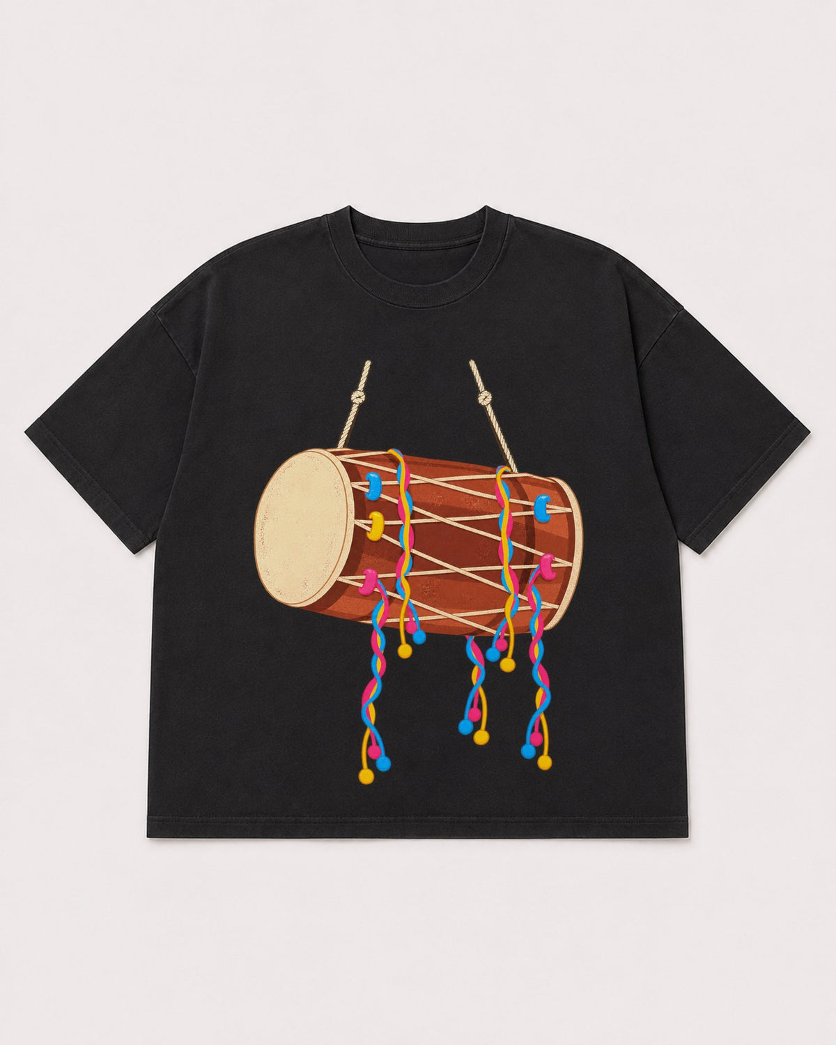 Mockup Boxy Heavyweight Tee Black product