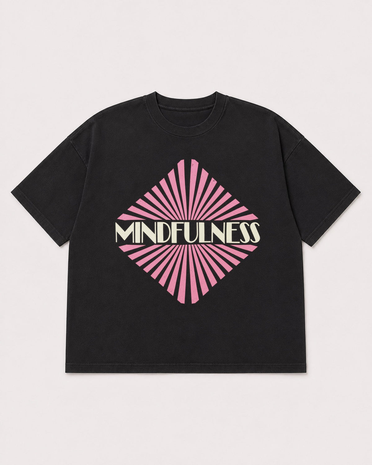 Mockup Boxy Heavyweight Tee Black product