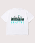 Mockup Boxy Heavyweight Tee White product