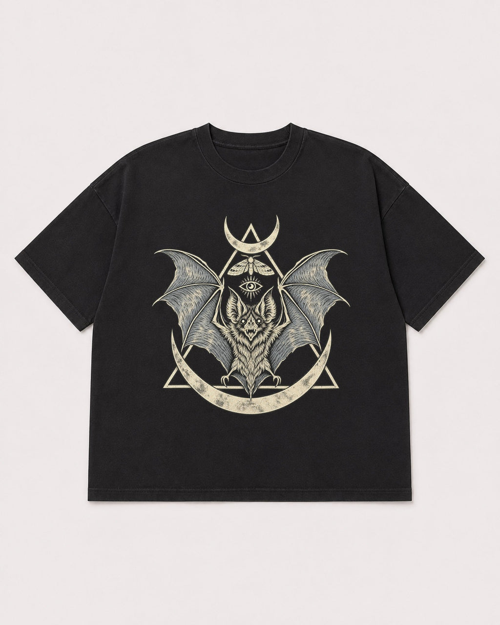 Mockup Boxy Heavyweight Tee Black product
