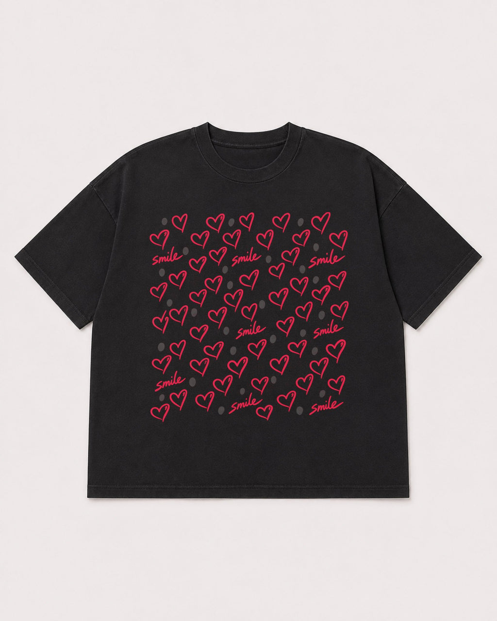 Mockup Boxy Heavyweight Tee Black product