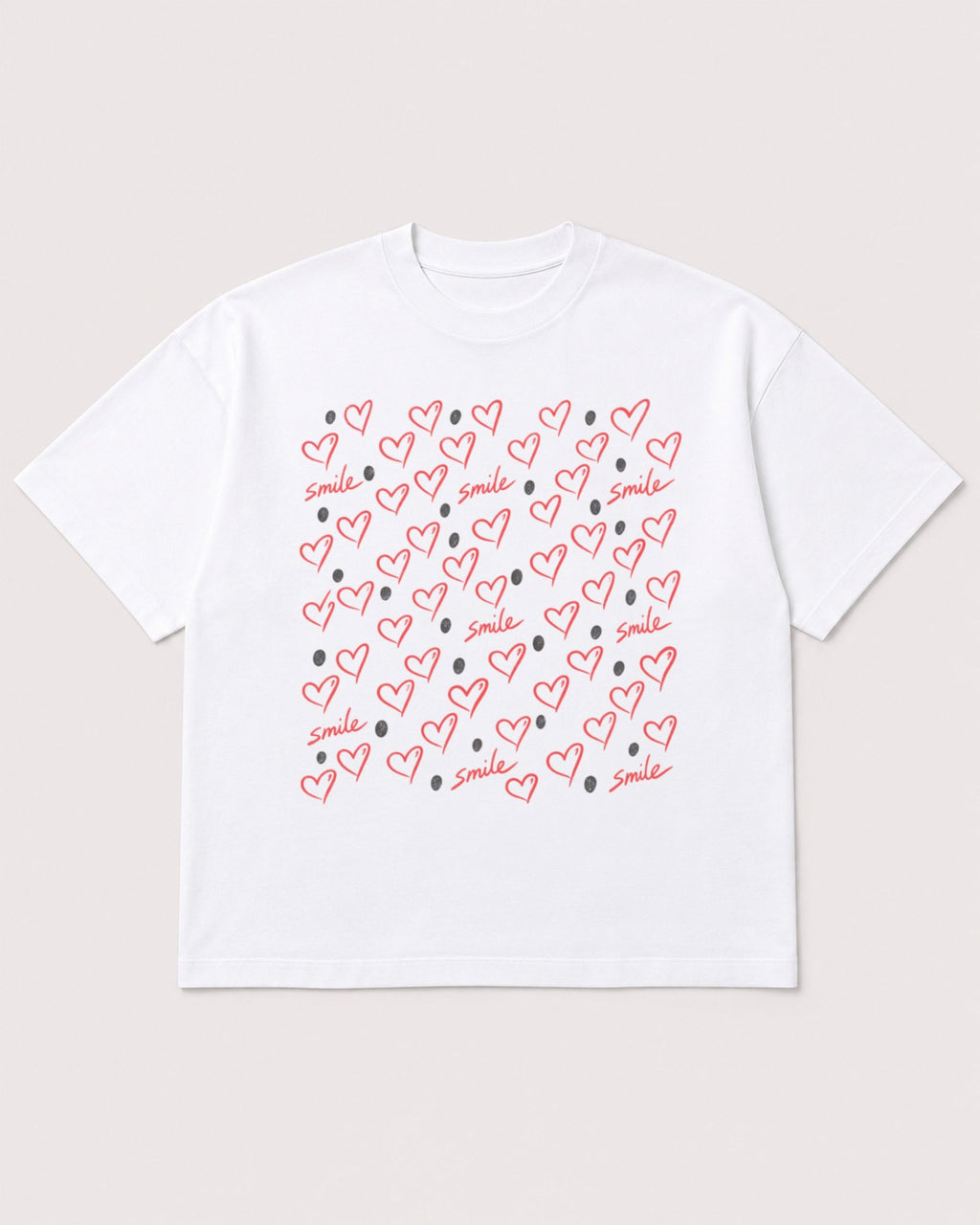Mockup Boxy Heavyweight Tee White product