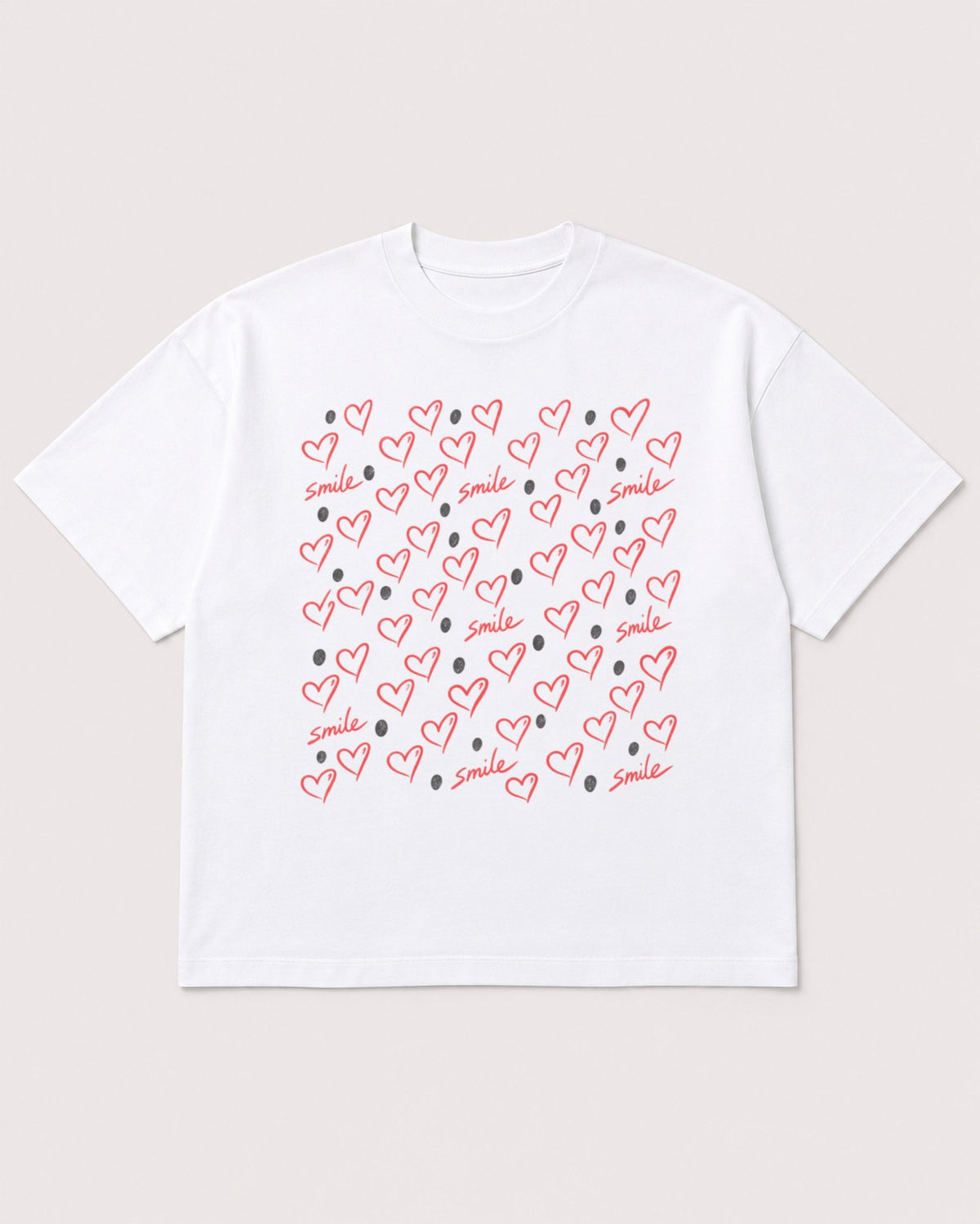 Mockup Boxy Heavyweight Tee White product
