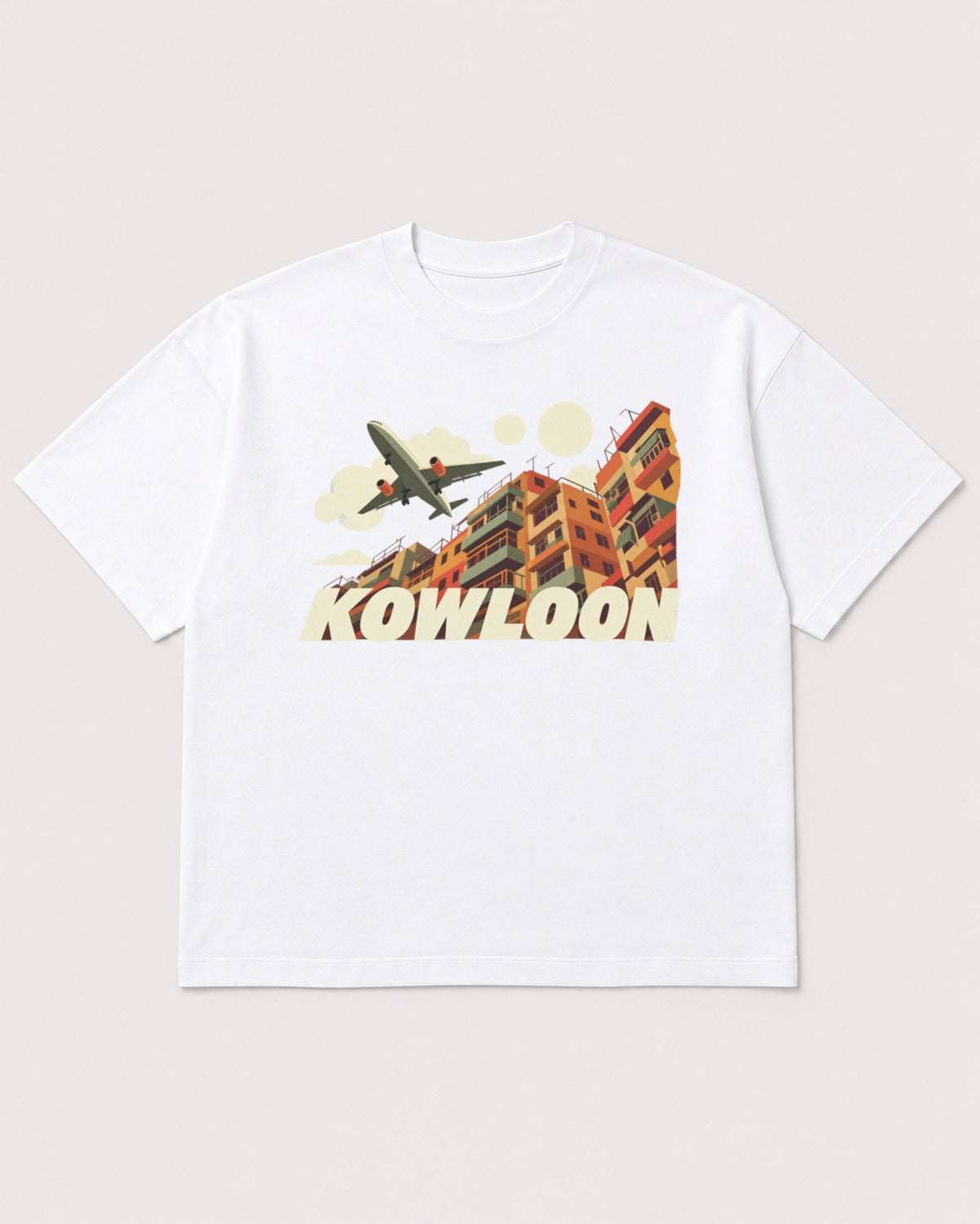 Mockup Boxy Heavyweight Tee White product