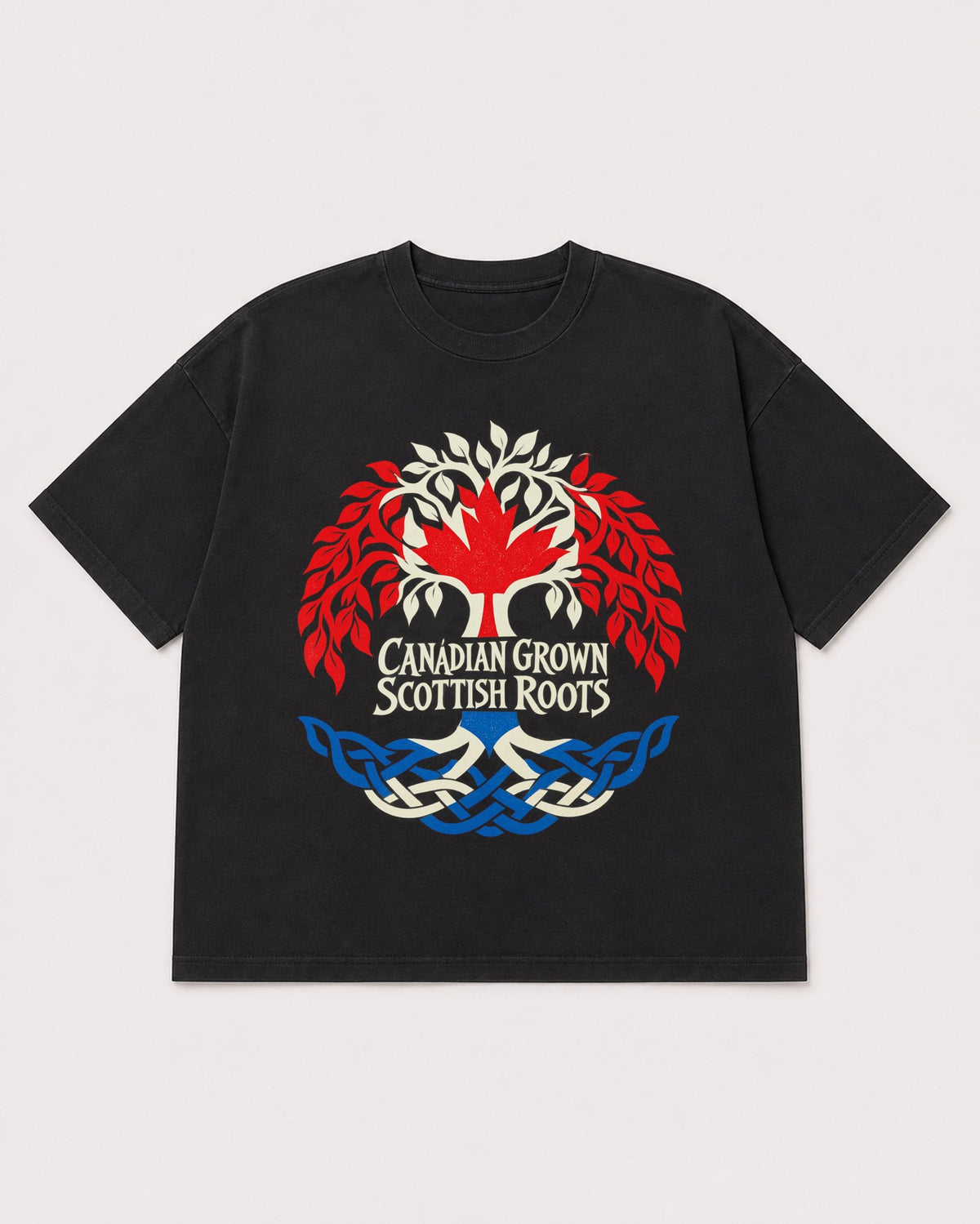 Mockup Boxy Heavyweight Tee Black product