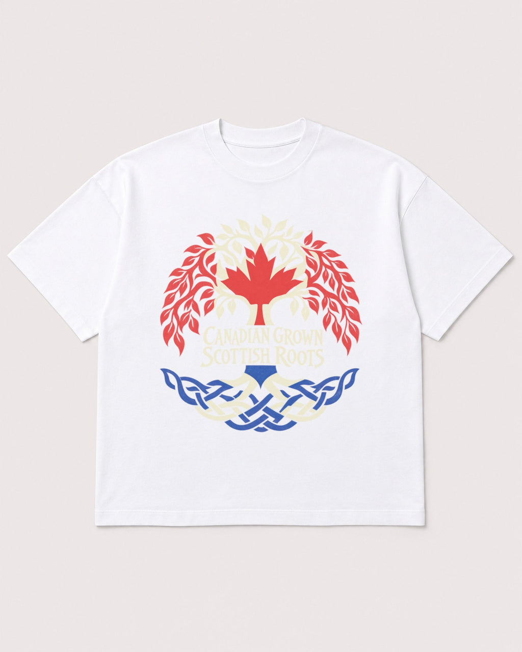 Mockup Boxy Heavyweight Tee White product