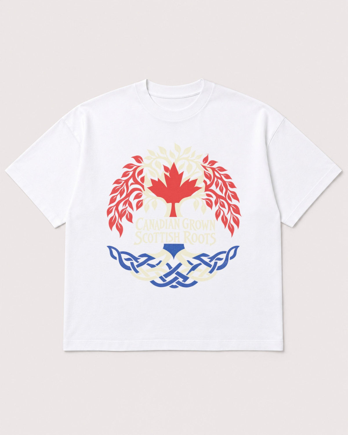 Mockup Boxy Heavyweight Tee White product