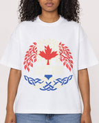 Mockup Boxy Heavyweight Tee White female close-up 05