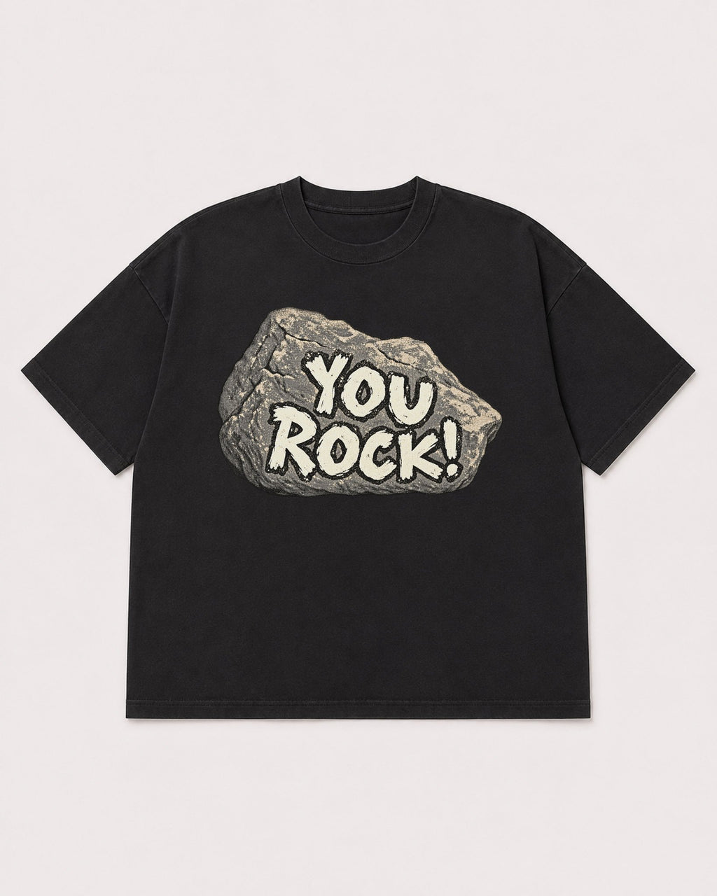Mockup Boxy Heavyweight Tee Black product