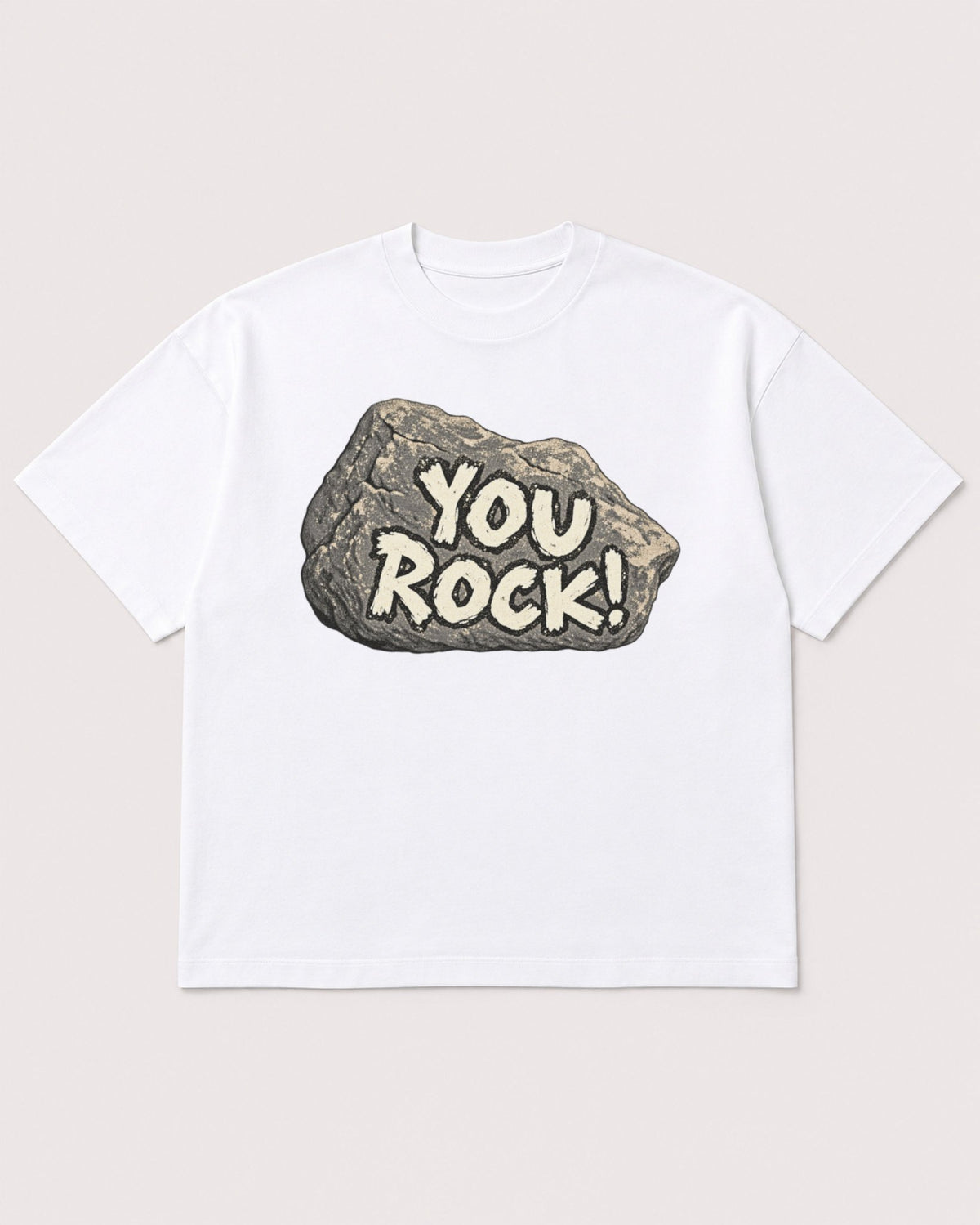 Mockup Boxy Heavyweight Tee White product