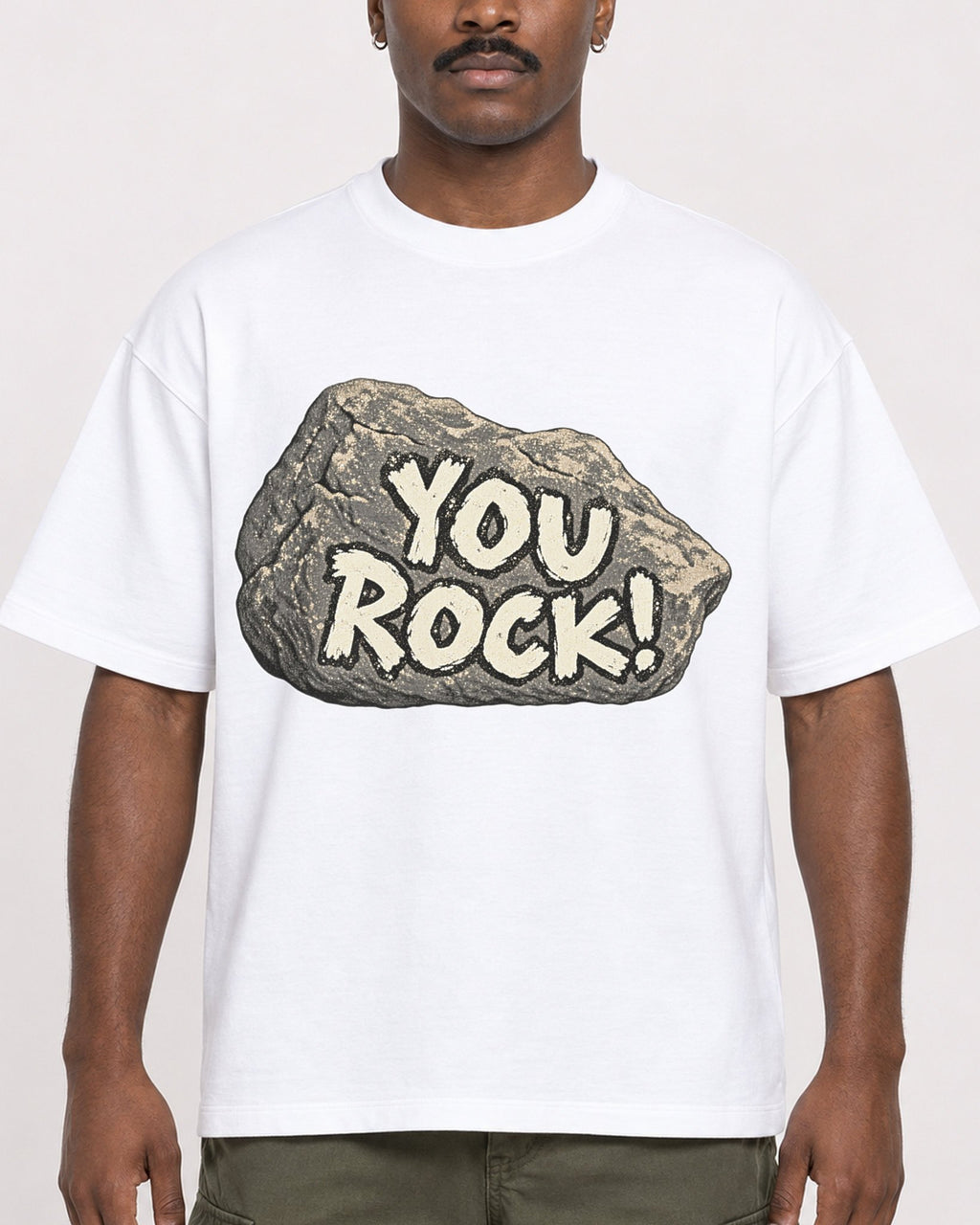 Mockup Boxy Heavyweight Tee White male close-up 14