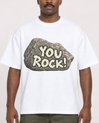 Mockup Boxy Heavyweight Tee White male close-up 14