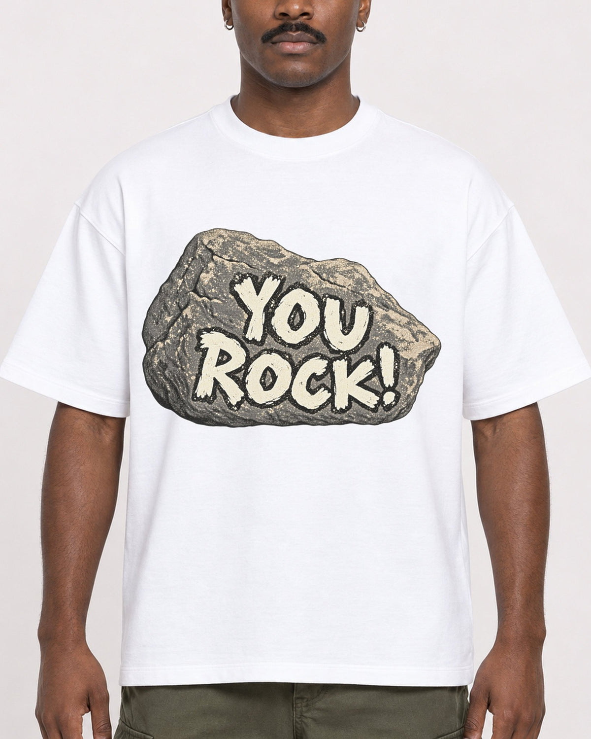 Mockup Boxy Heavyweight Tee White male close-up 14