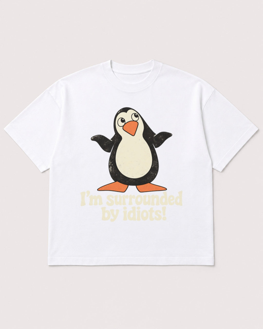 Mockup Boxy Heavyweight Tee White product