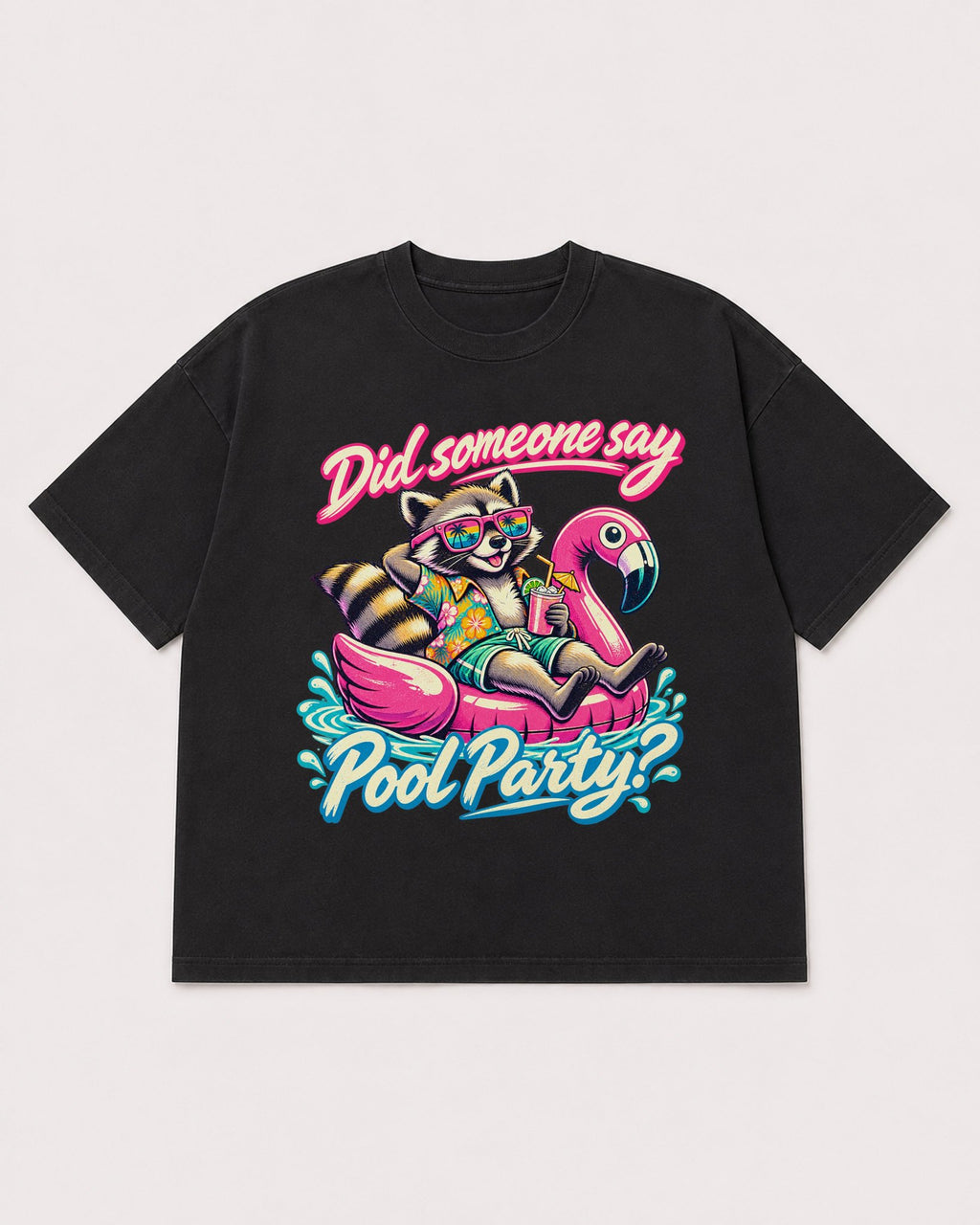 Mockup Boxy Heavyweight Tee Black product