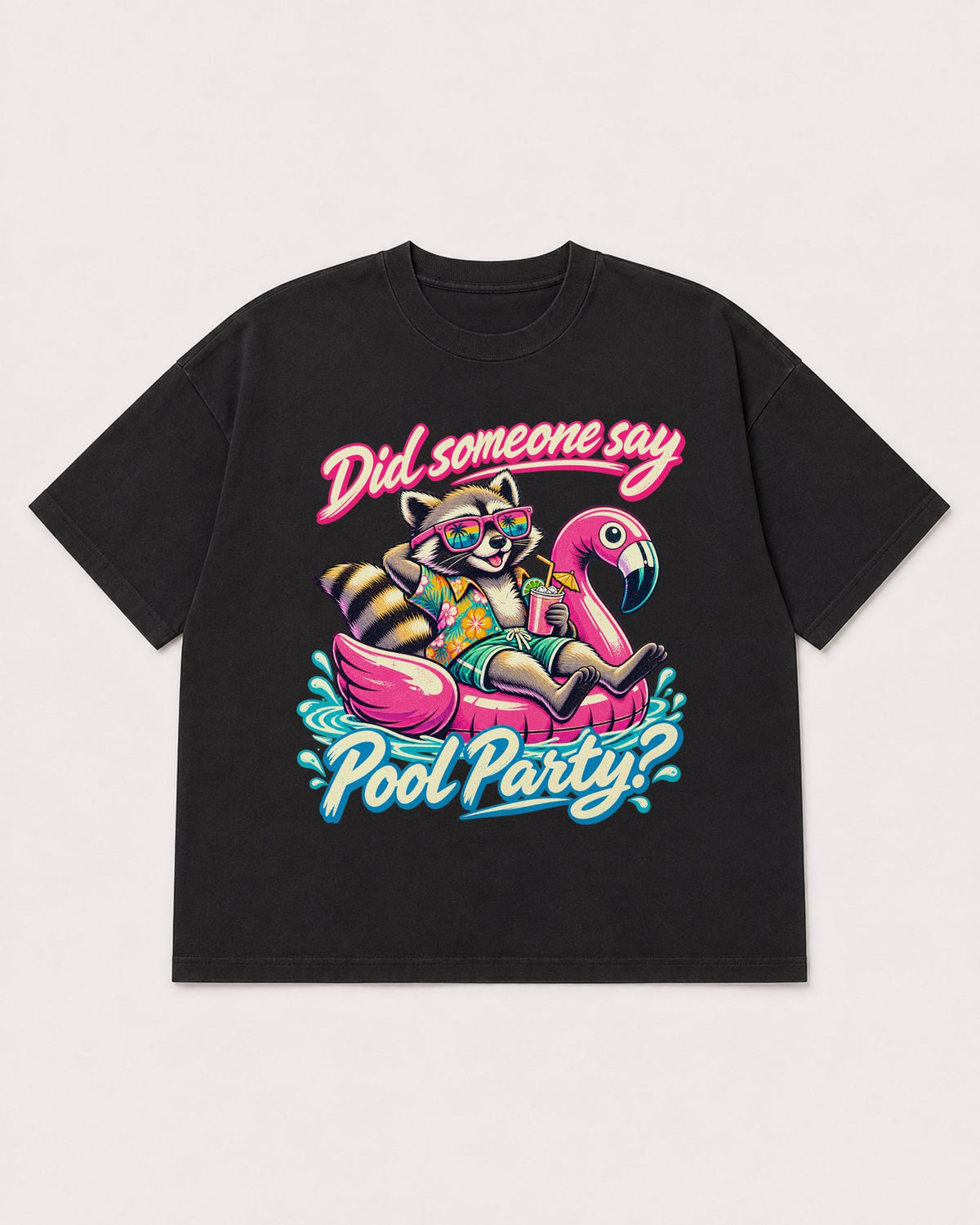 Mockup Boxy Heavyweight Tee Black product