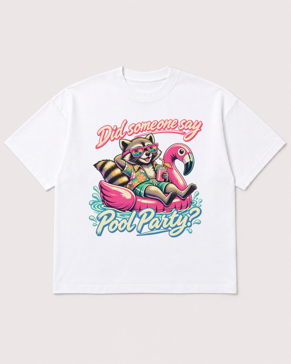Mockup Boxy Heavyweight Tee White product