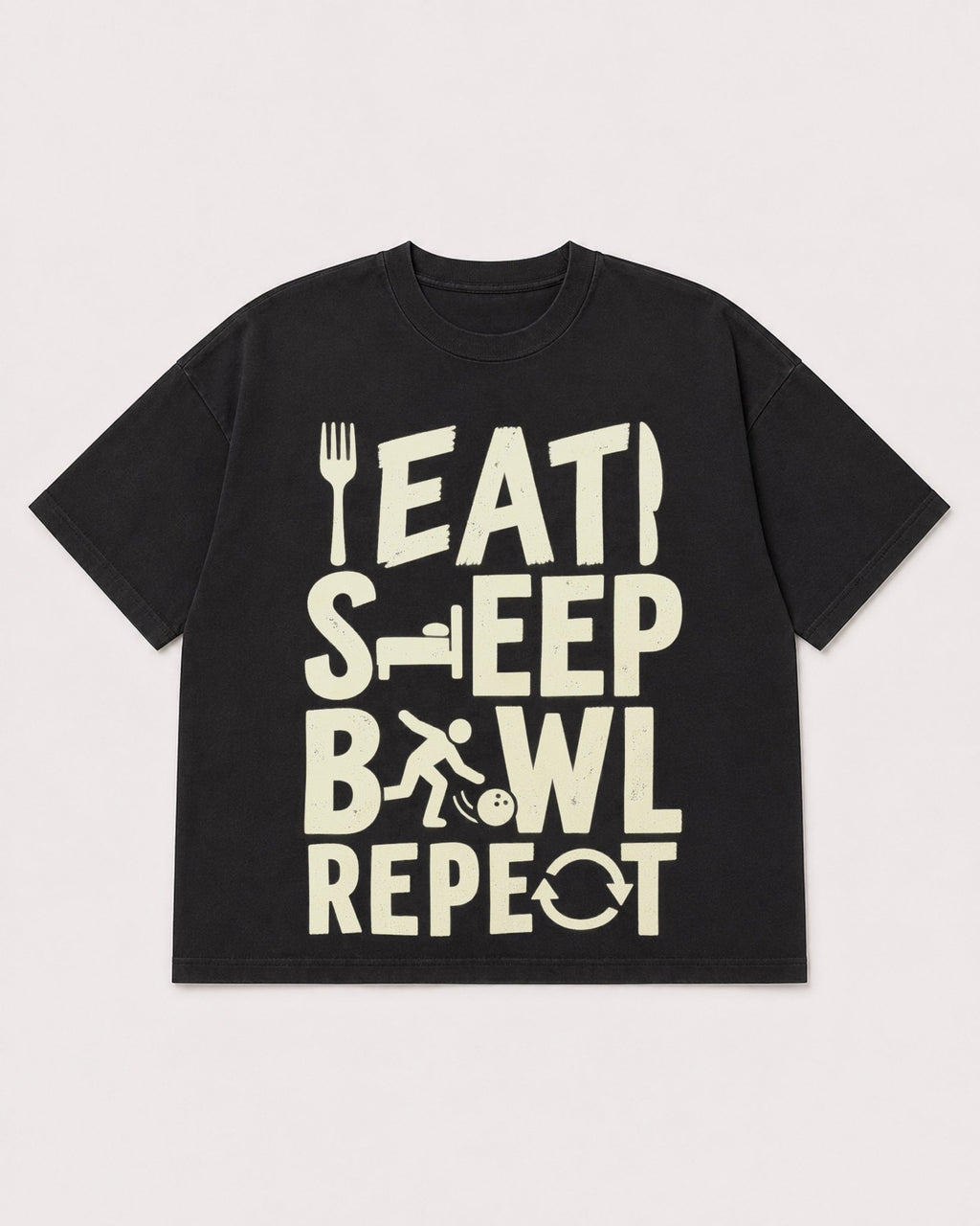 Mockup Boxy Heavyweight Tee Black product