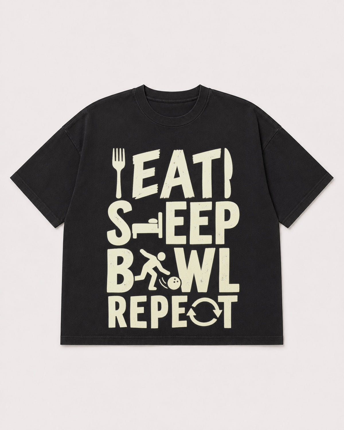 Mockup Boxy Heavyweight Tee Black product