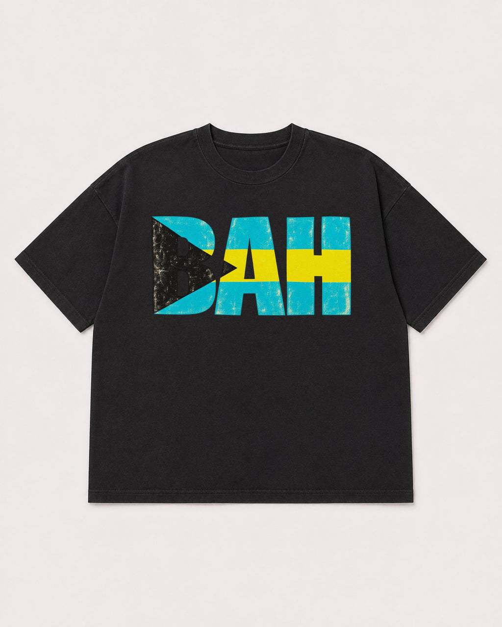 Mockup Boxy Heavyweight Tee Black product