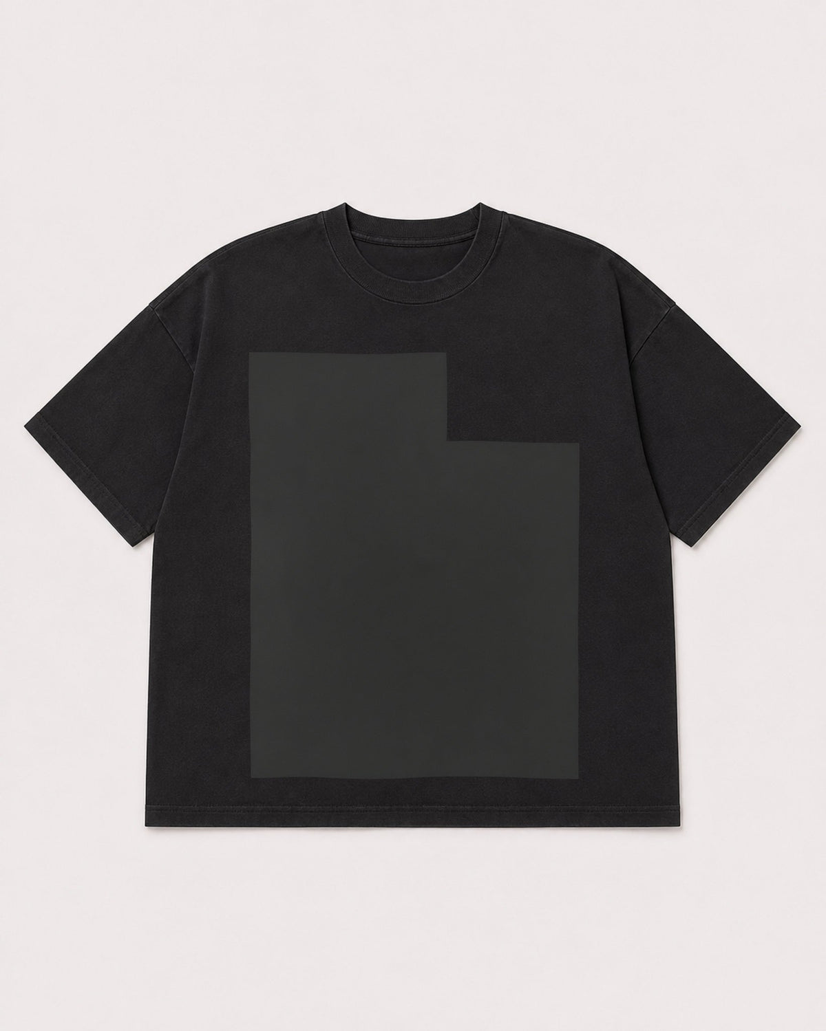 Mockup Boxy Heavyweight Tee Black product