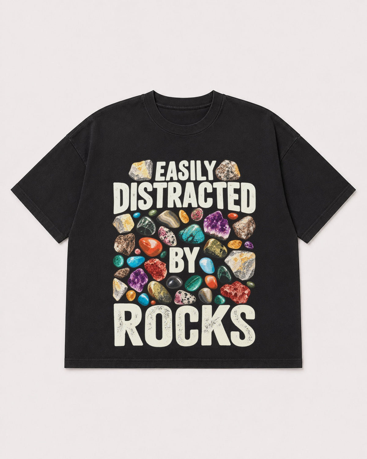 Mockup Boxy Heavyweight Tee Black product