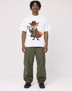 Mockup Boxy Heavyweight Tee White male full-body 04