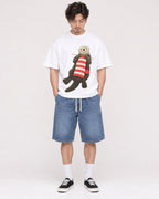 Mockup Boxy Heavyweight Tee White male full-body 03